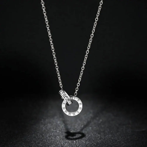 CYNTHIA™ – Roman Numeral Charm Necklace